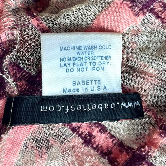 Vintage Rare! Semi Sheer Babette San Francisco Asymmetrical Top Unique Dead St… - Picture 13 of 14